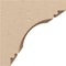 Ekena Millwork 5"W x 5"D x 5"H Wide Pescadero Rough Cedar Woodgrain TimberThane Corbel, Primed Tan CORUR05X05X05PECRCPR - alternate 4